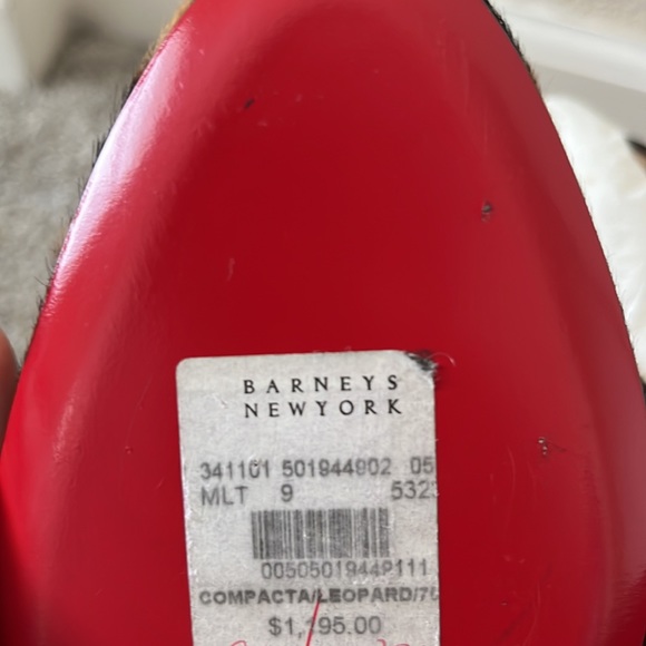 CHRISTIAN LOUBOUTIN COMPACTA 70 PONY LEOPARD LUXOR - Picture 2 of 5